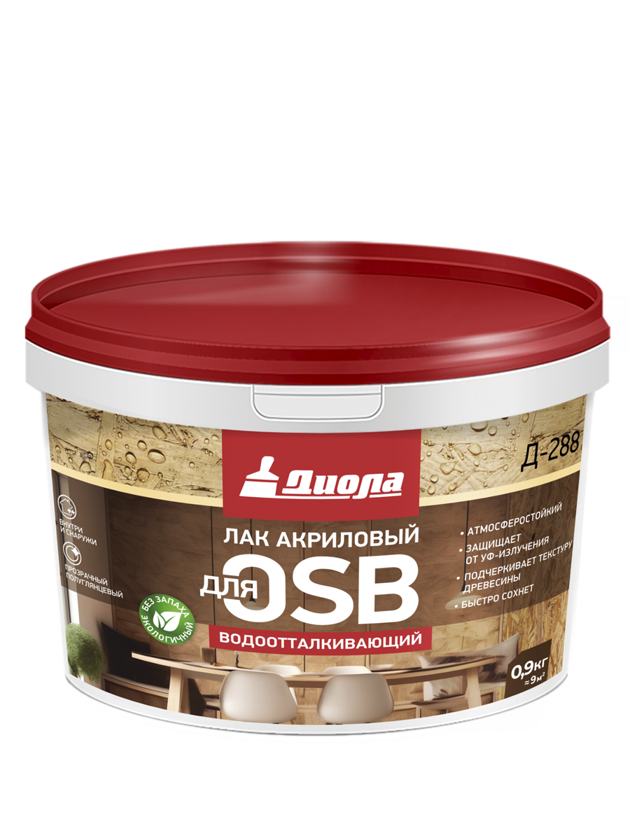 Лак акриловый для OSB Д-288