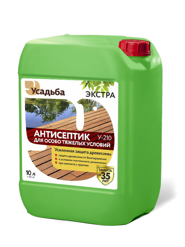 Защита от Жуков антисептик концентрат 1:5 (10 л) FARBITEX профи Wood, шт. Антисептик-пропитка "ULTRAPROF " 5л. Антисет. Усадьба антисептик для дерева.