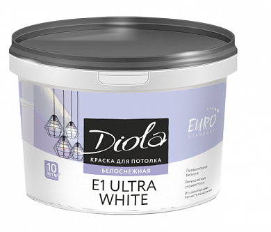 Краска Diola EURO E1 ULTRA WHITE