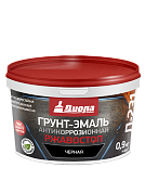 Грунт-эмаль акриловая антикоррозионная Ржавостоп Д-231 черная