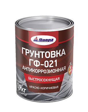 Грунт-эмаль '3 в 1' по ржавчине красно-коричневая